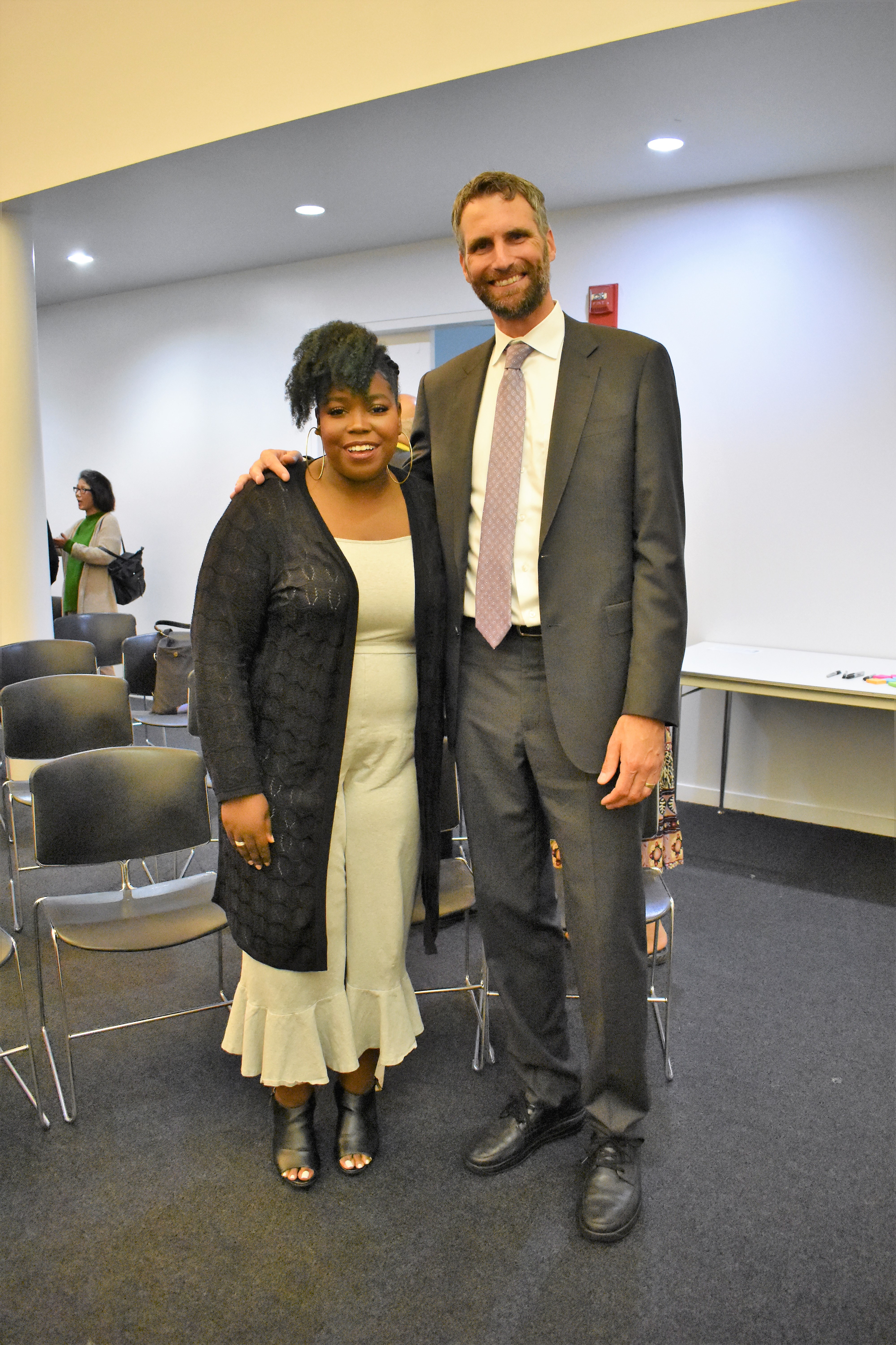 Convocation 2019 - Kymberli Joye and President Lohr