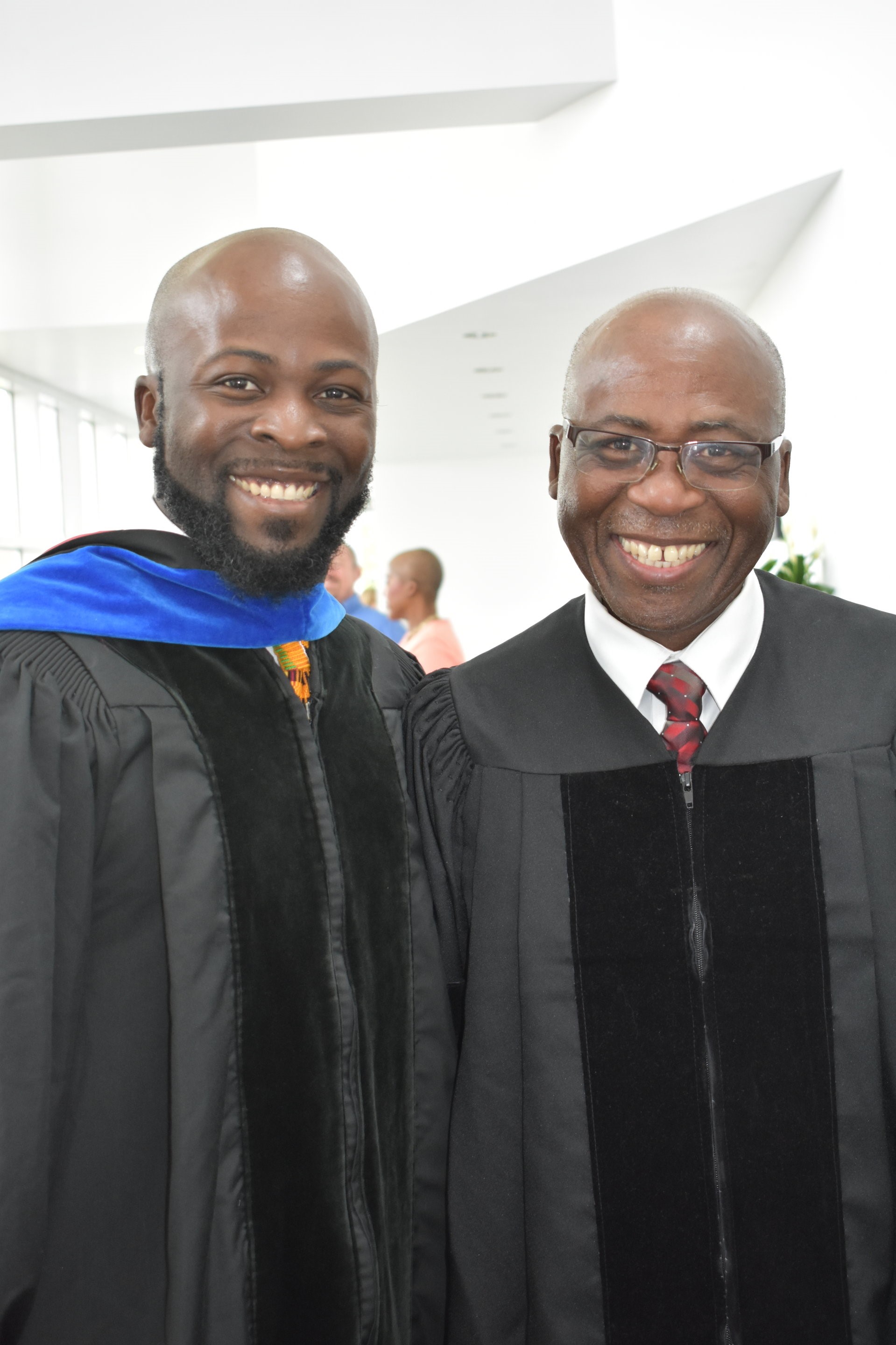 Father and son at Graduation