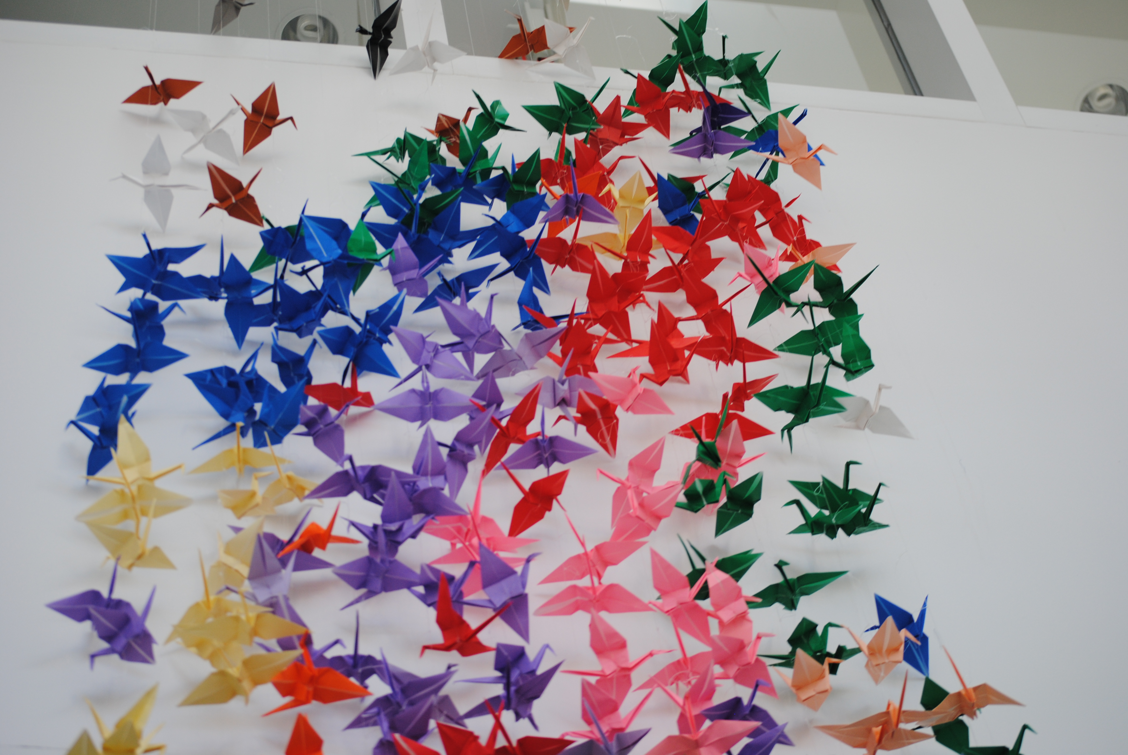 Origami Crane project and dedication