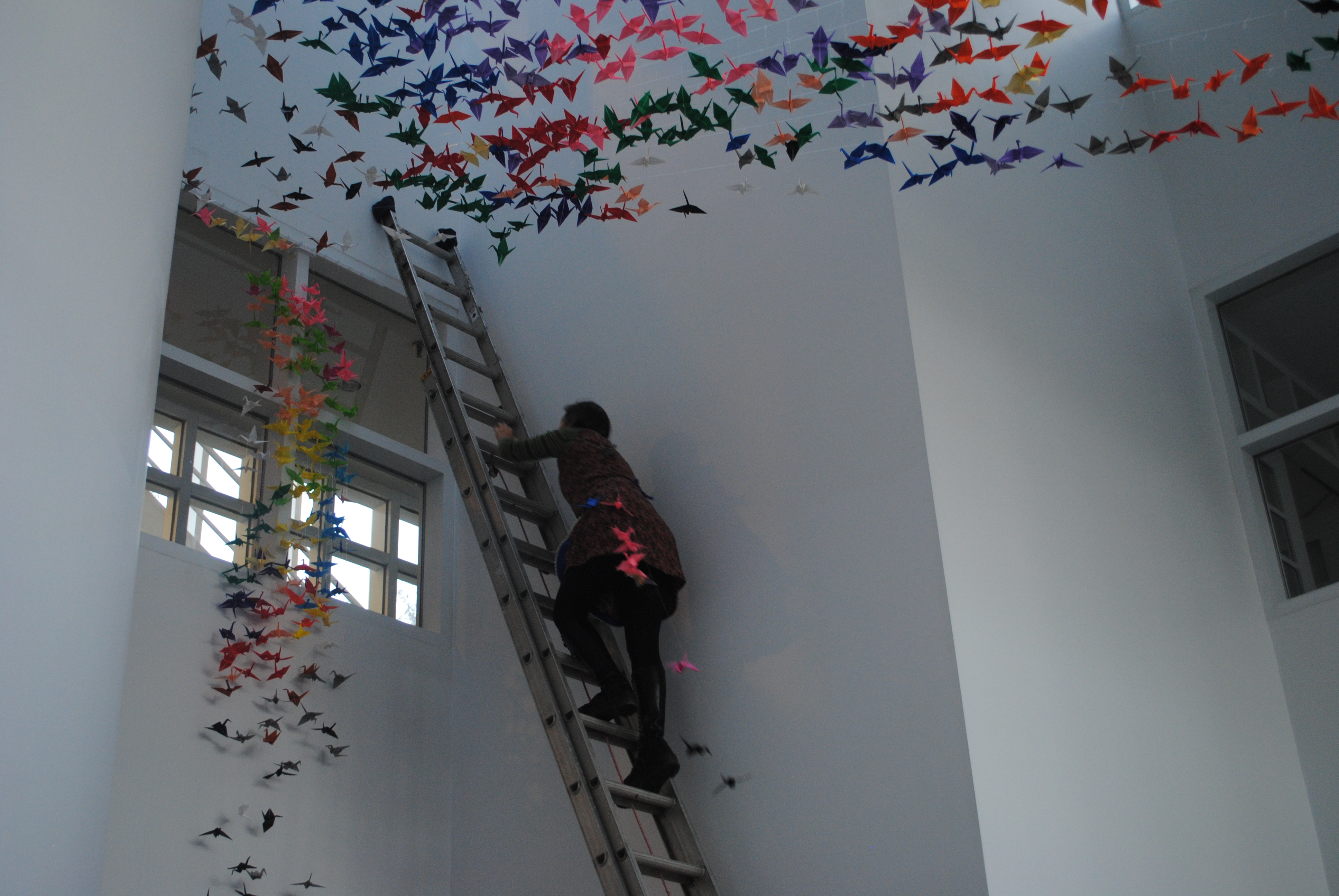 Origami Crane project and dedication