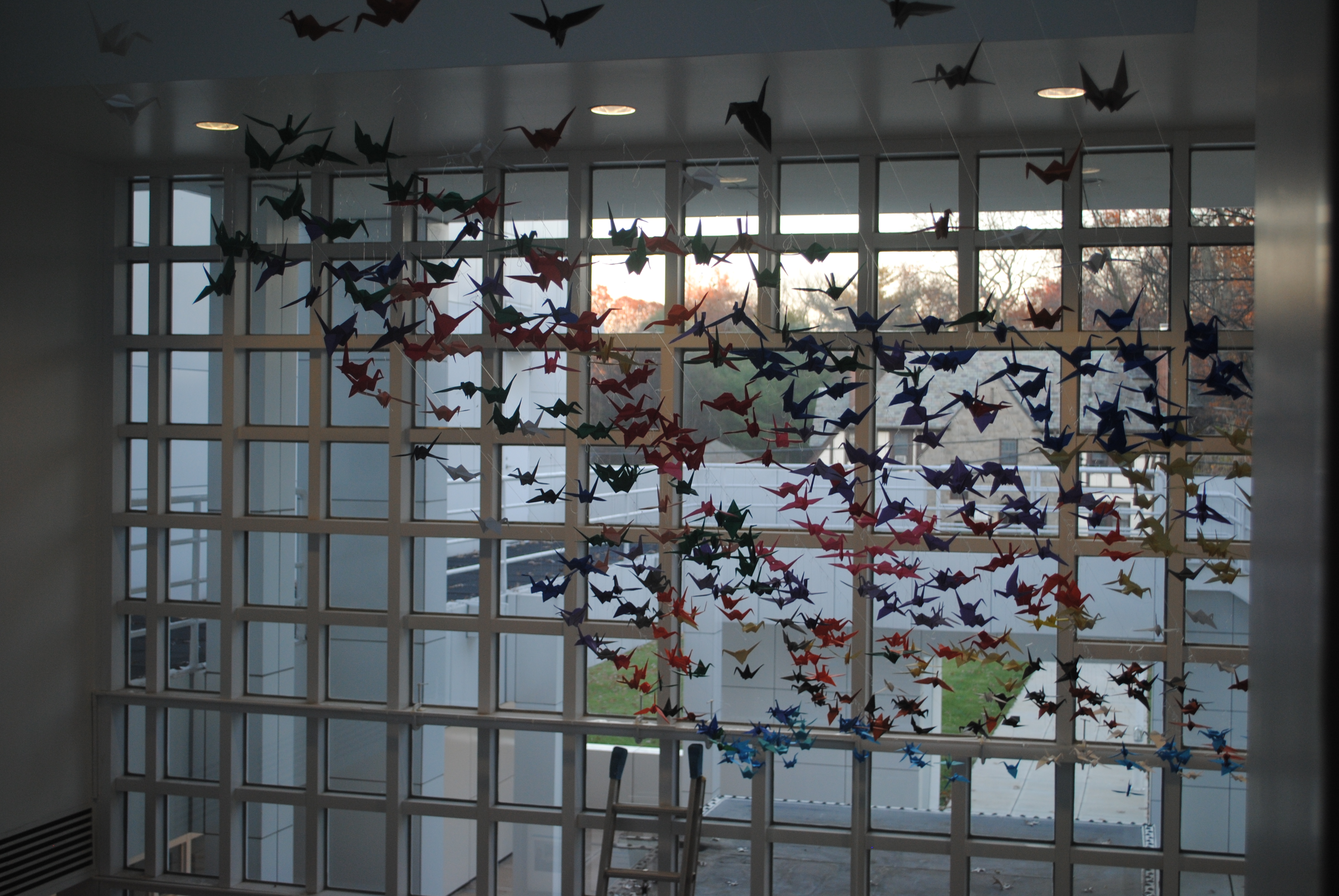 Origami Crane project and dedication