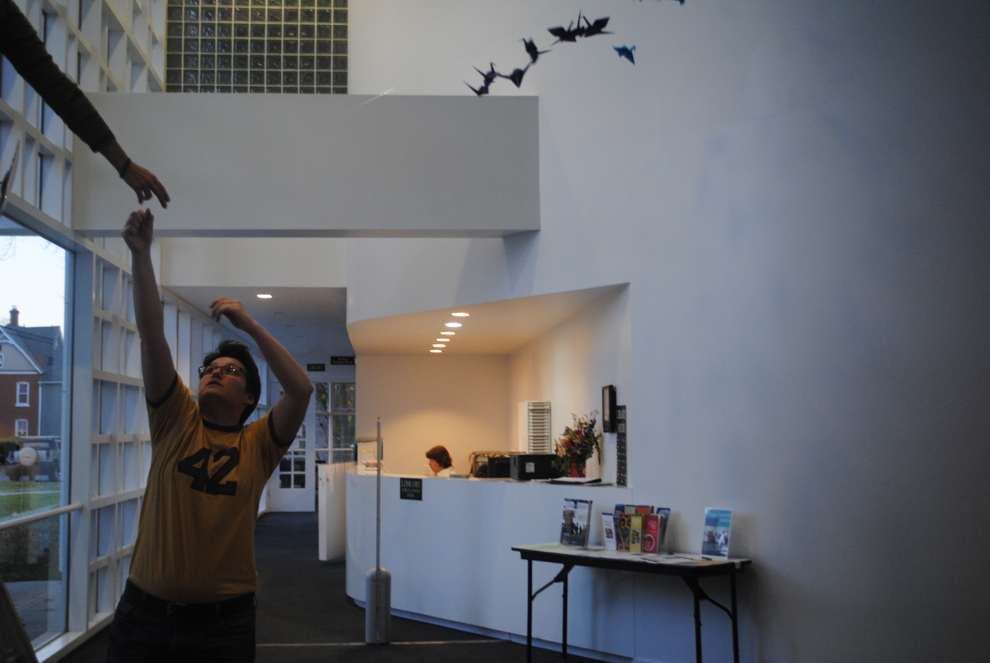 Origami Crane project and dedication