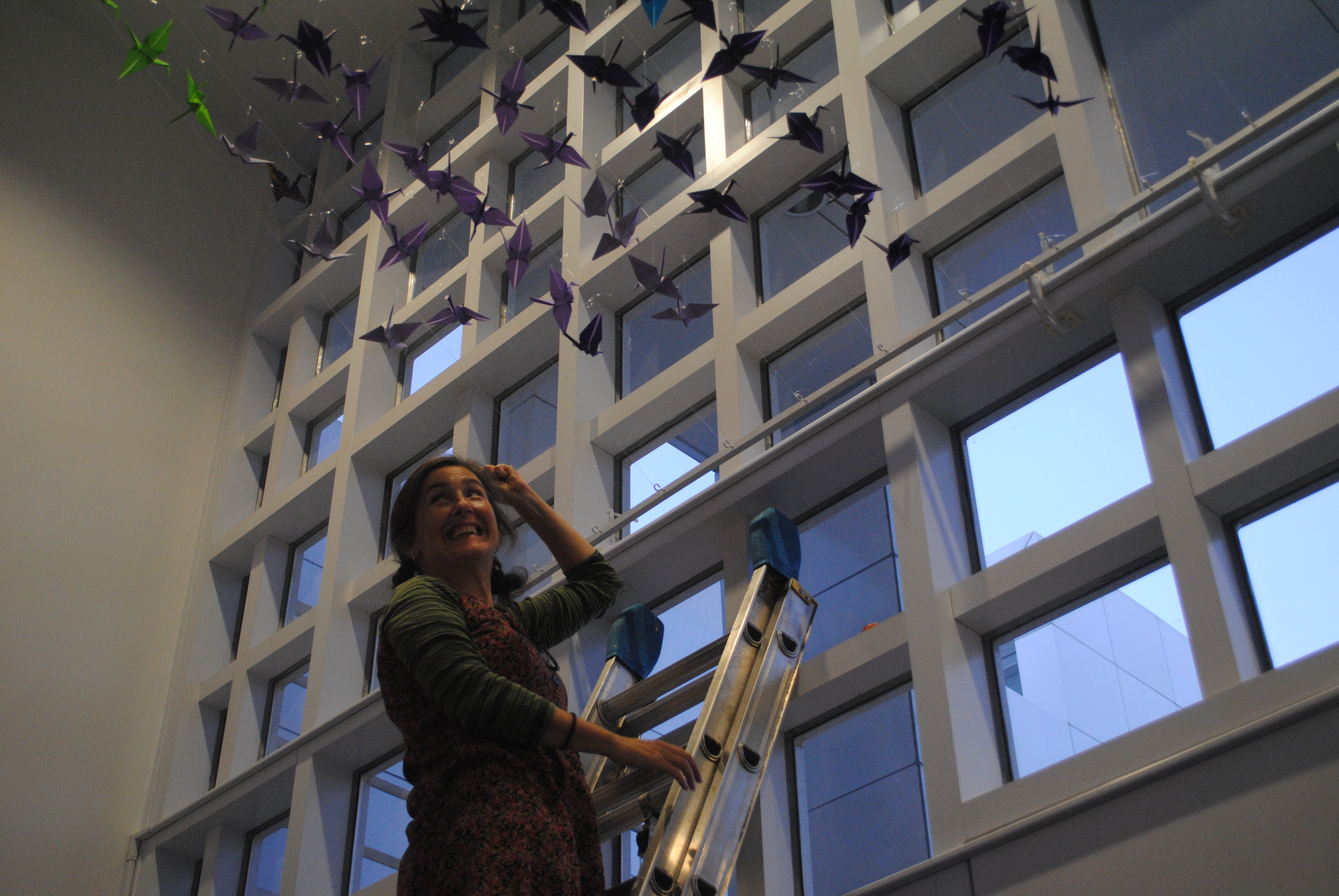 Origami Crane project and dedication