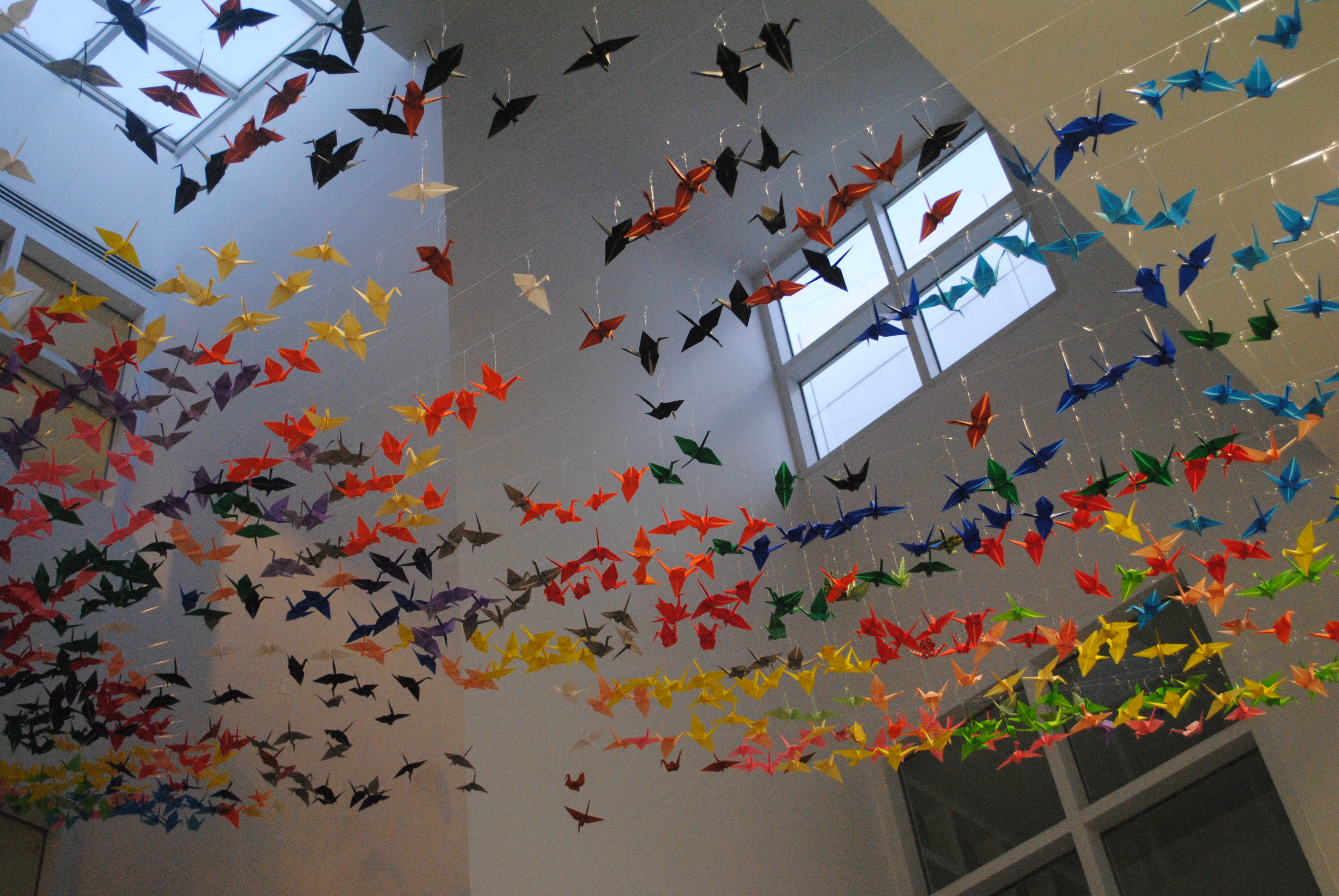 Origami Crane project and dedication