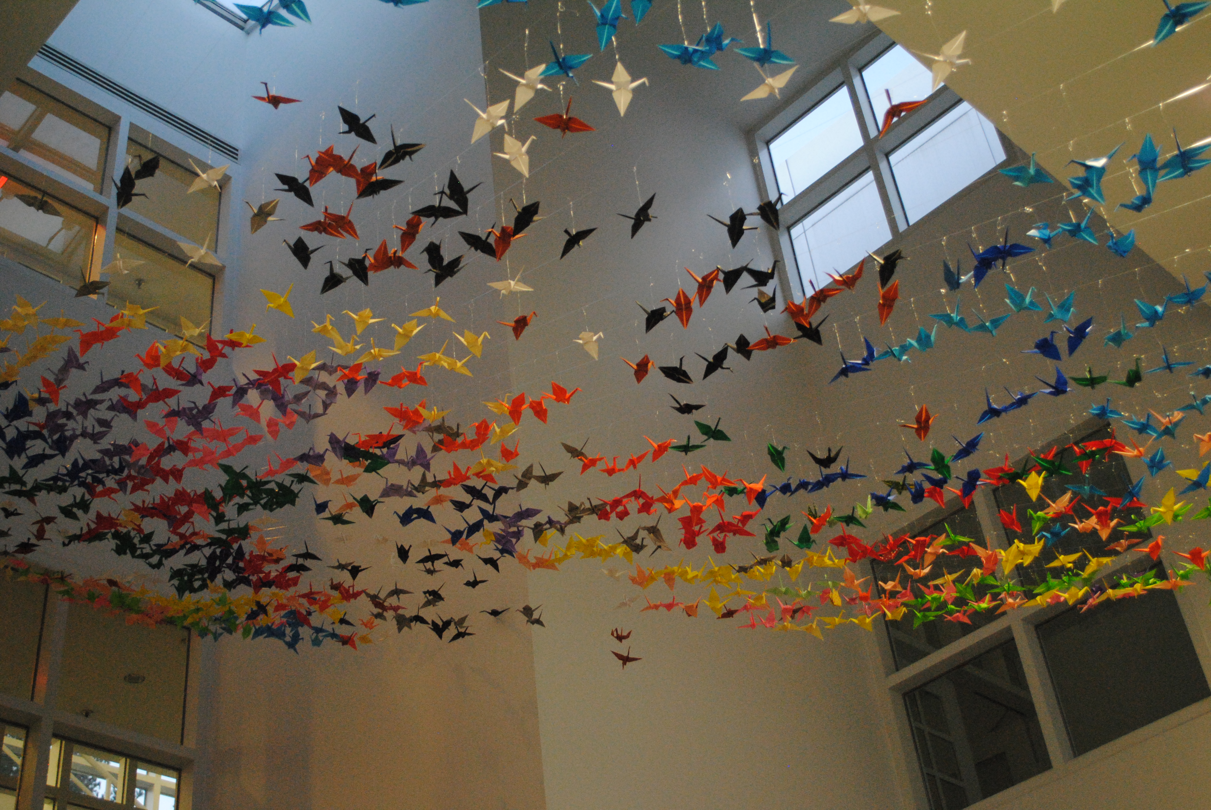 Origami Crane project and dedication