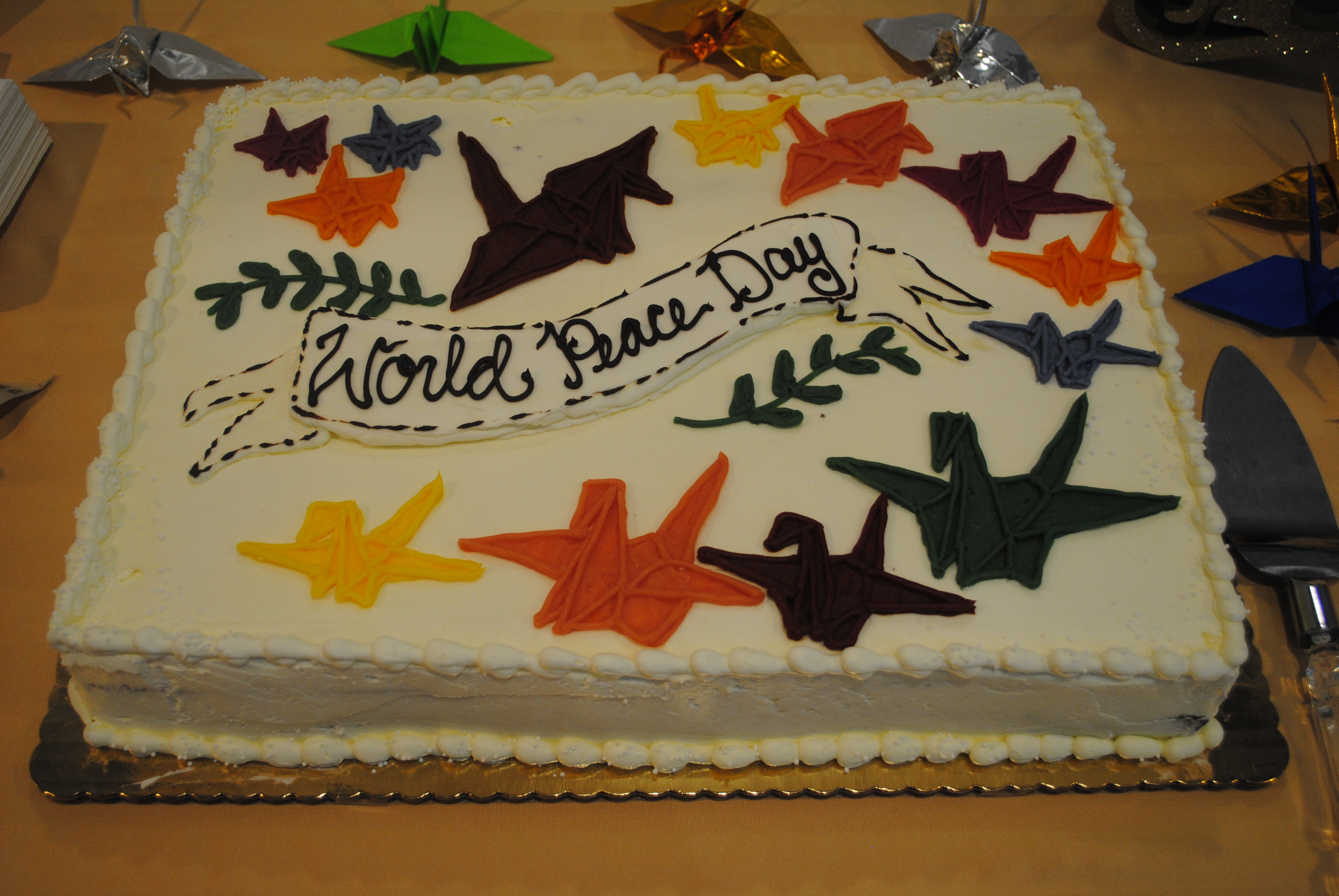 Origami Crane project and dedication