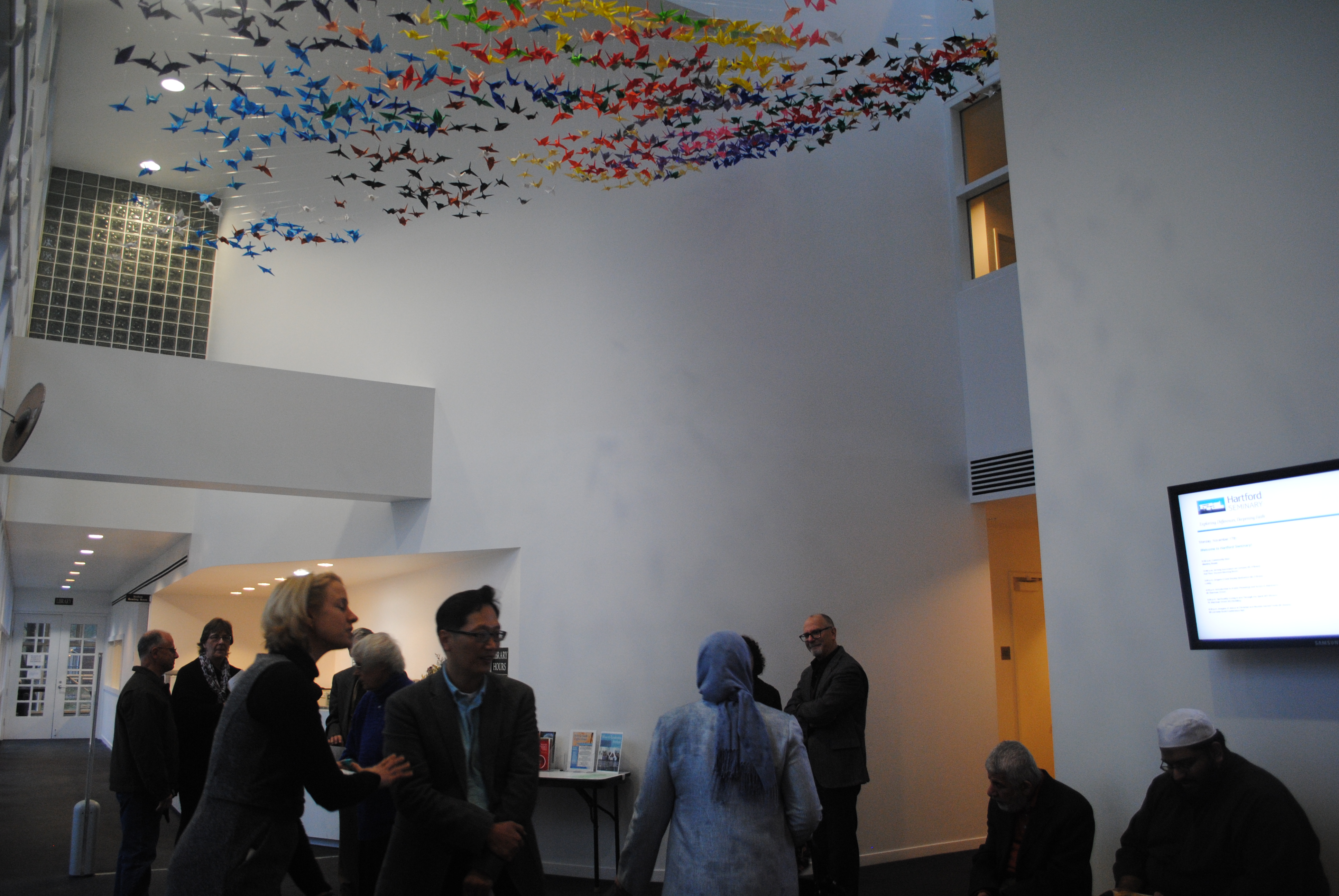 Origami Crane project and dedication