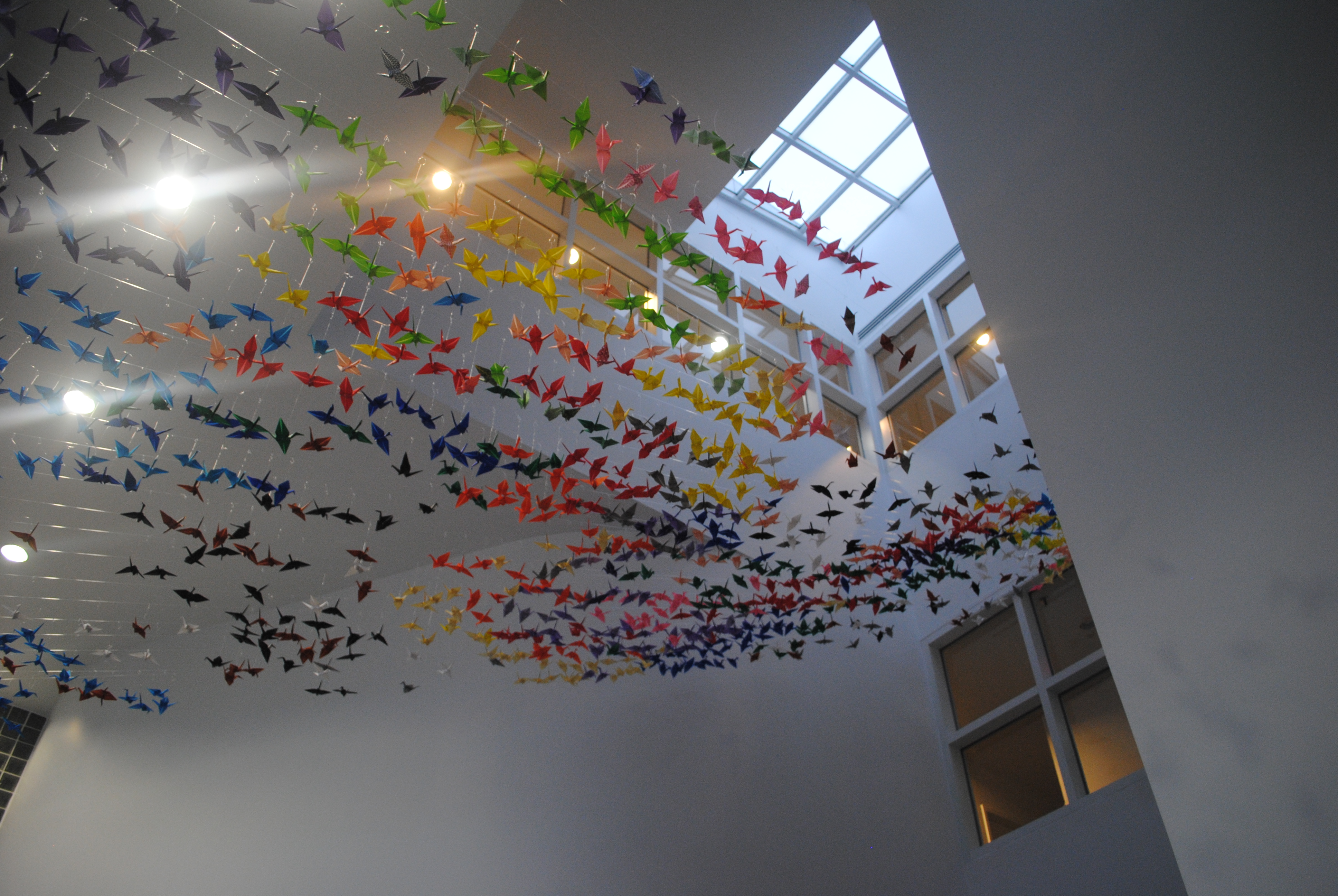 Origami Crane project and dedication