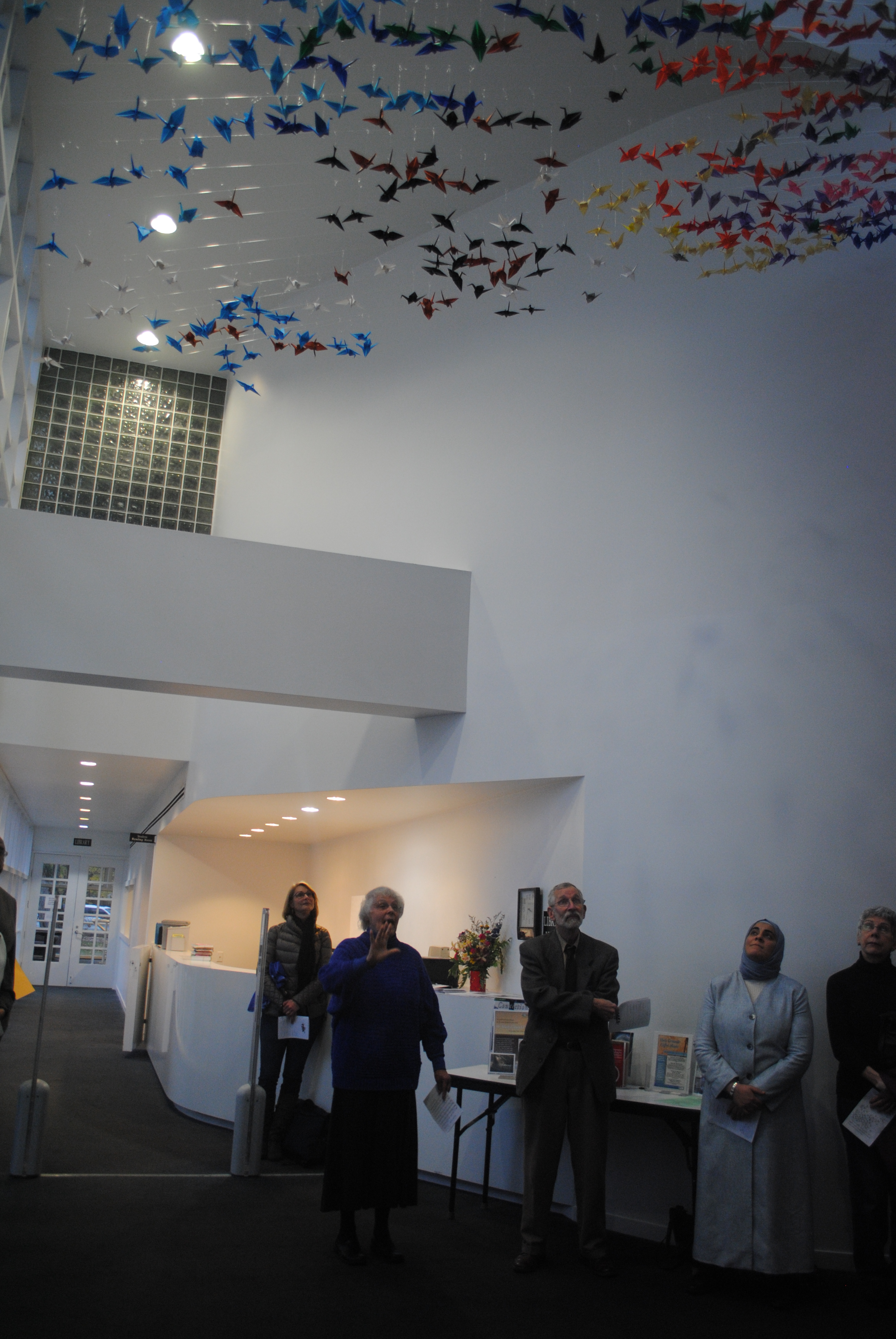 Origami Crane project and dedication