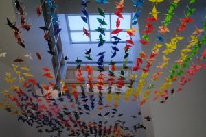 Origami Crane project and dedication