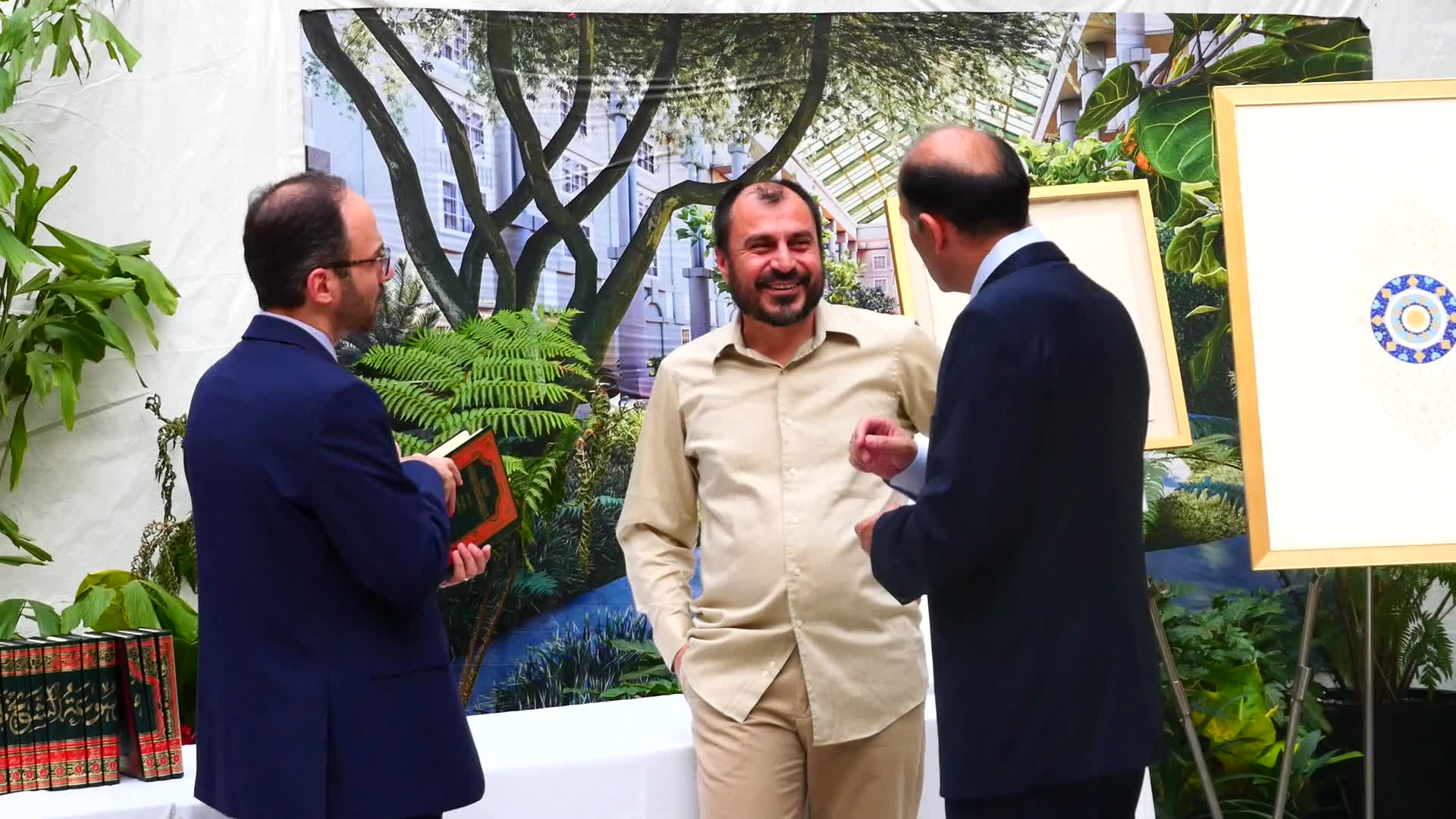 Dr. Kamaly with guests