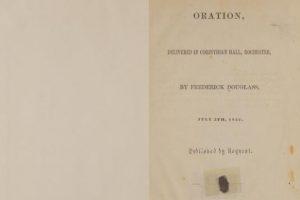 Frederick Douglass Oration