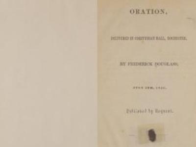 Frederick Douglass Oration