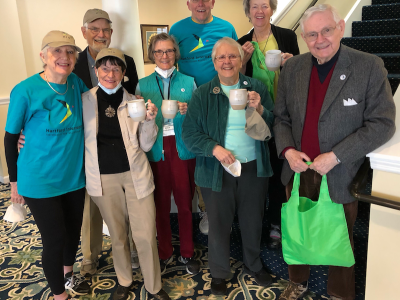 Ambassadors in a group wearing HIU swag