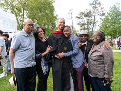 Family with graduate